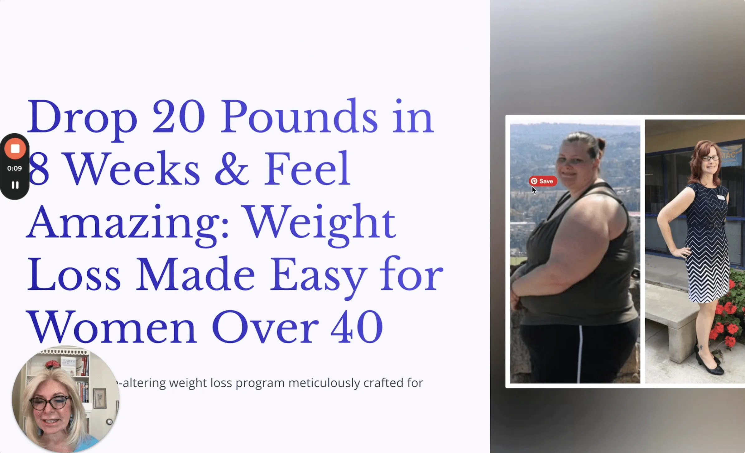 drop 20 puonds in 8 weeks